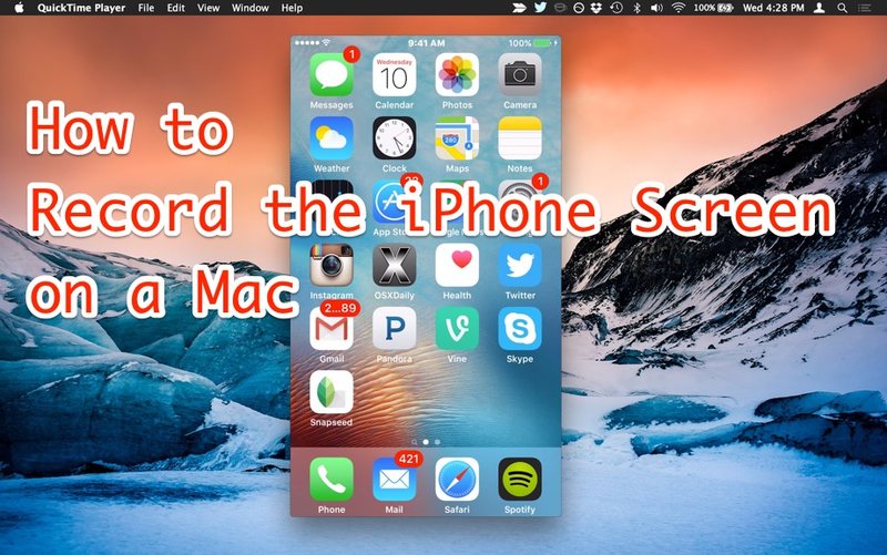 如何从 Mac 录制 iPhone 屏幕