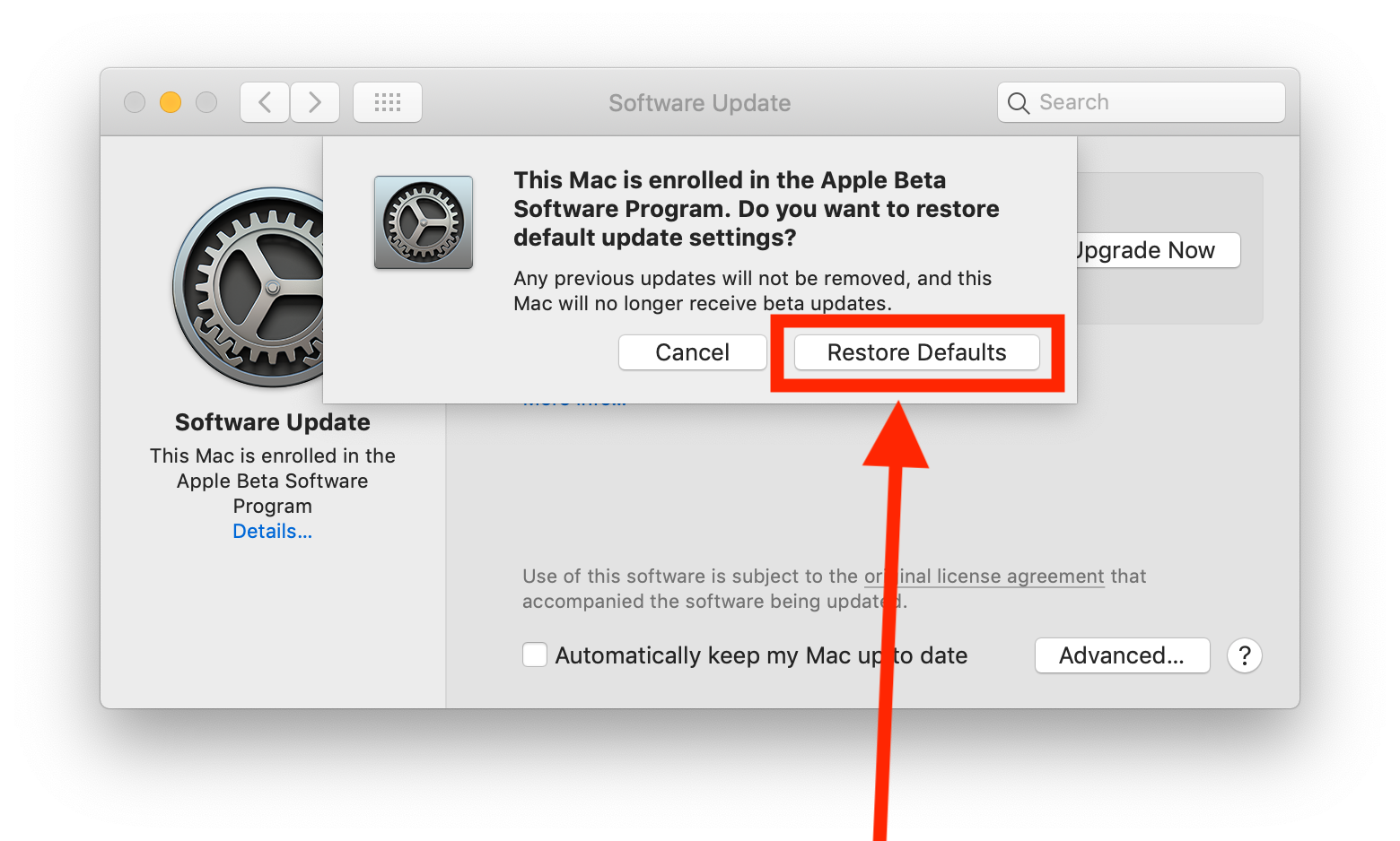如何删除 macOS beta 配置文件