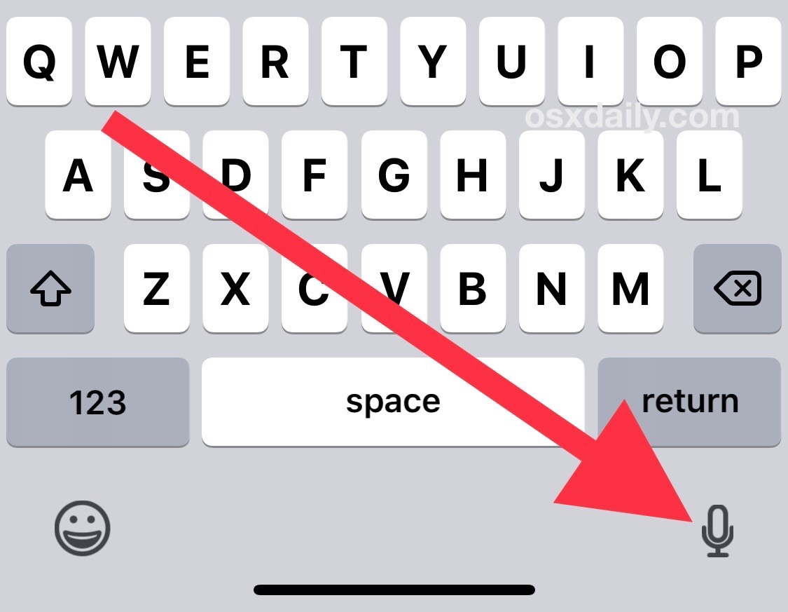 麦克风键盘按钮iOS