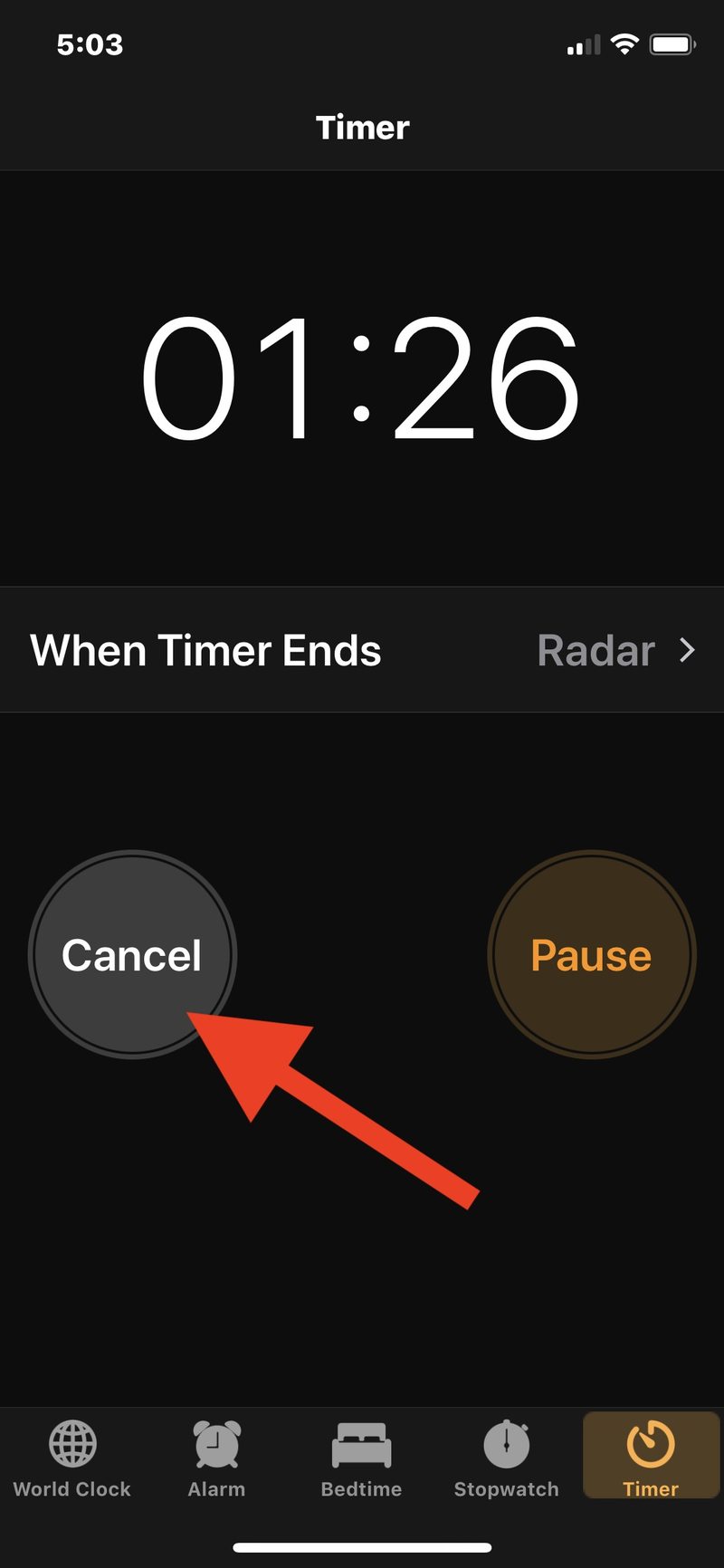 如何停止或暂停计时器iOS