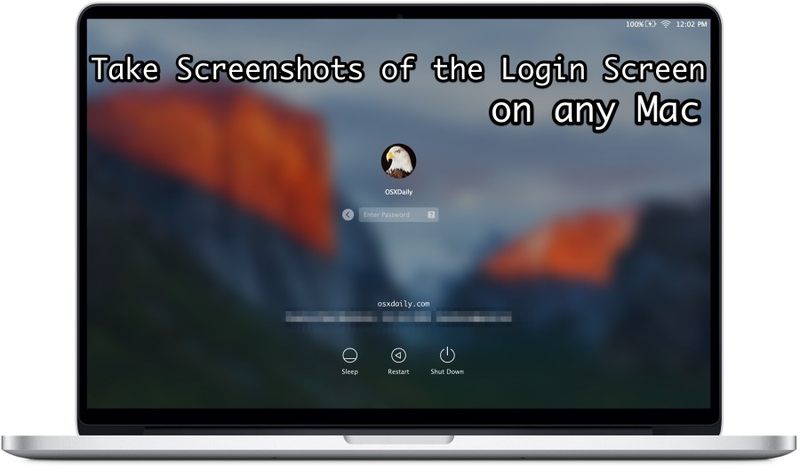 如何在任何 Mac 上截取登录屏幕的屏幕截图