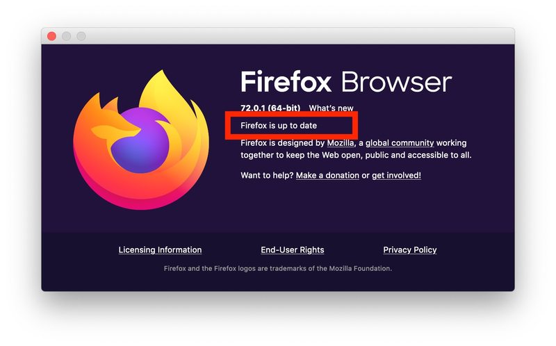如何在 Mac 上更新 Firefox