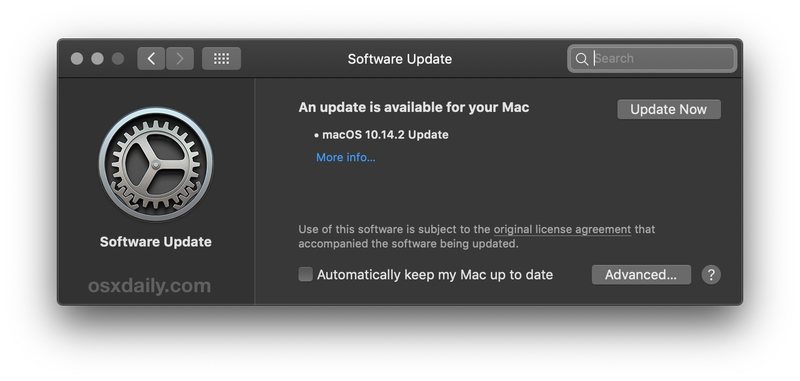如何更新到 macOS 10.14 .2 莫哈韦沙漠