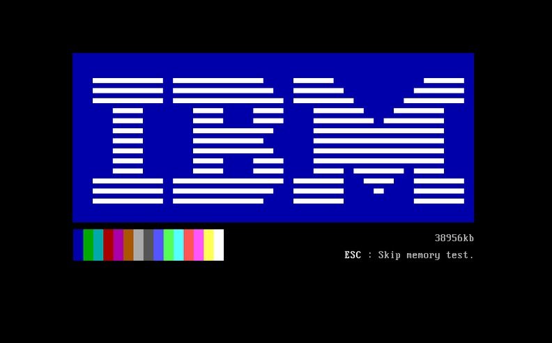 IBM 引导屏幕