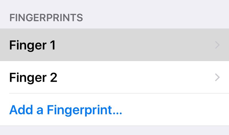 在 iOS 的 Touch ID 中突出显示并识别匹配的指纹