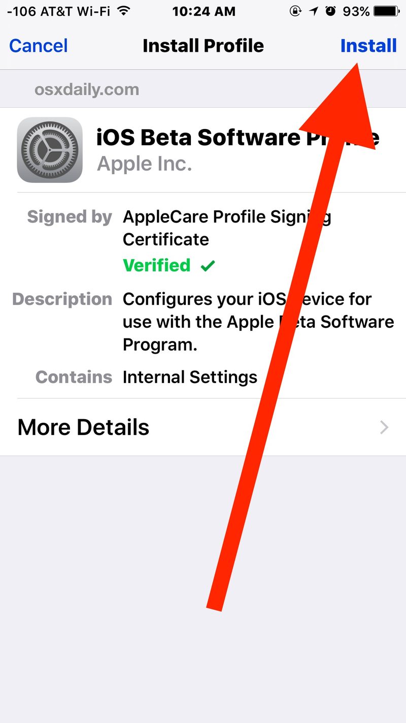 安装 iOS 10 公测版并下载
