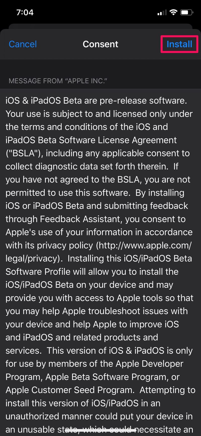 如何在没有开发者帐户的情况下安装 iOS 14 Beta