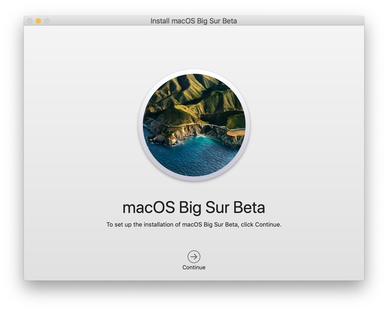 安装 macOS Big Sur 测试版