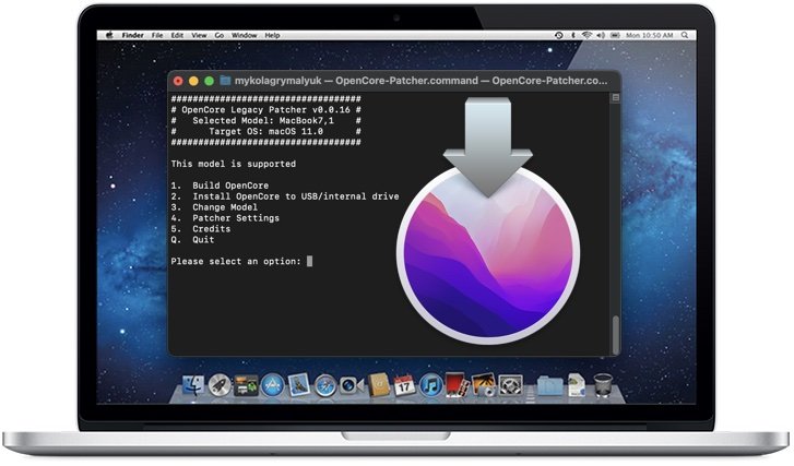 在不支持的 Mac 上安装 macOS Monterey