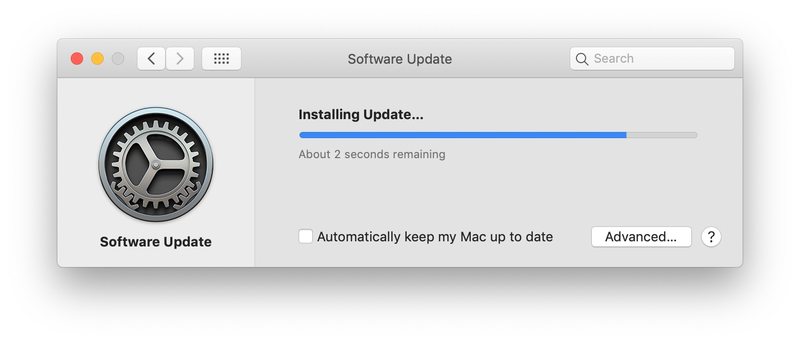 在 Mac 上安装特定软件更新