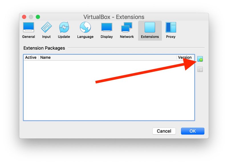 安装 VirtualBox 扩展包