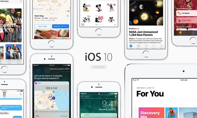 iOS 10 支持广泛的硬件