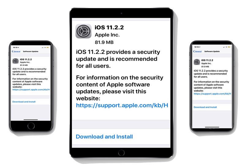 iOS 11.2.2 更新