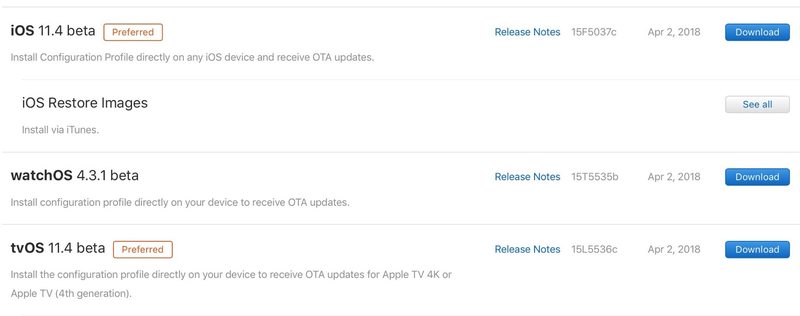 iOS 11.4 beta 和更多 beta 无处不在 