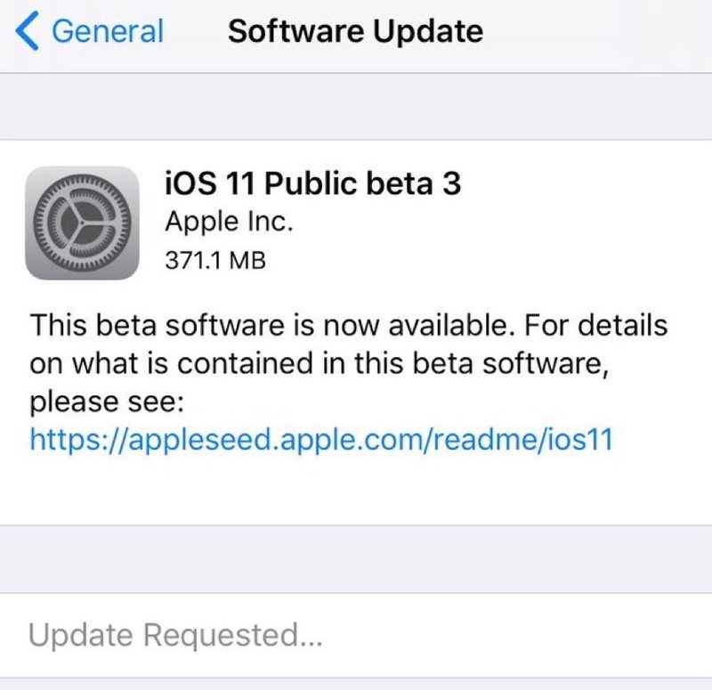 iOS 11 公测版 3