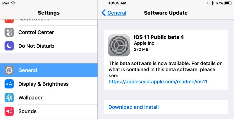iOS 11 公测版 4 下载
