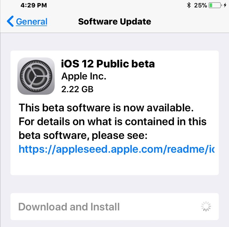 iOS 12 公测版下载