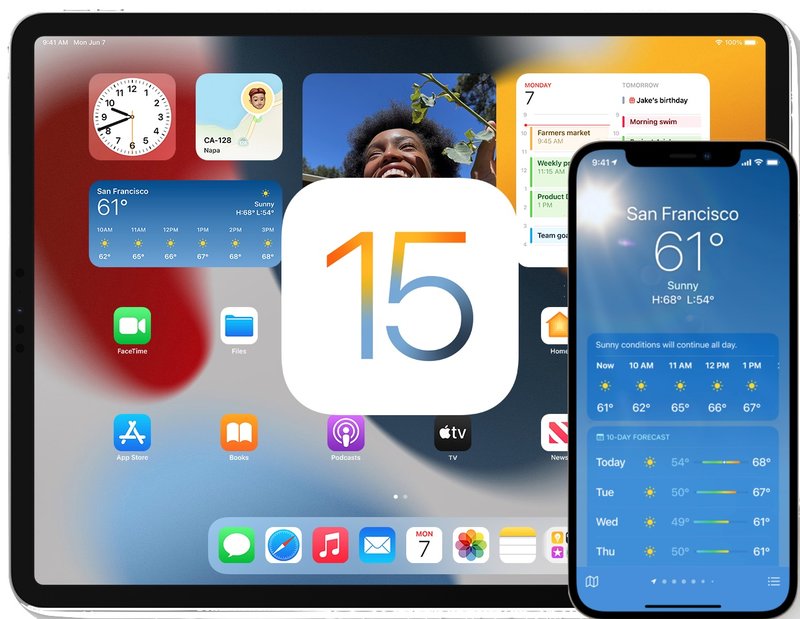 iOS 15 和 iPadOS 15