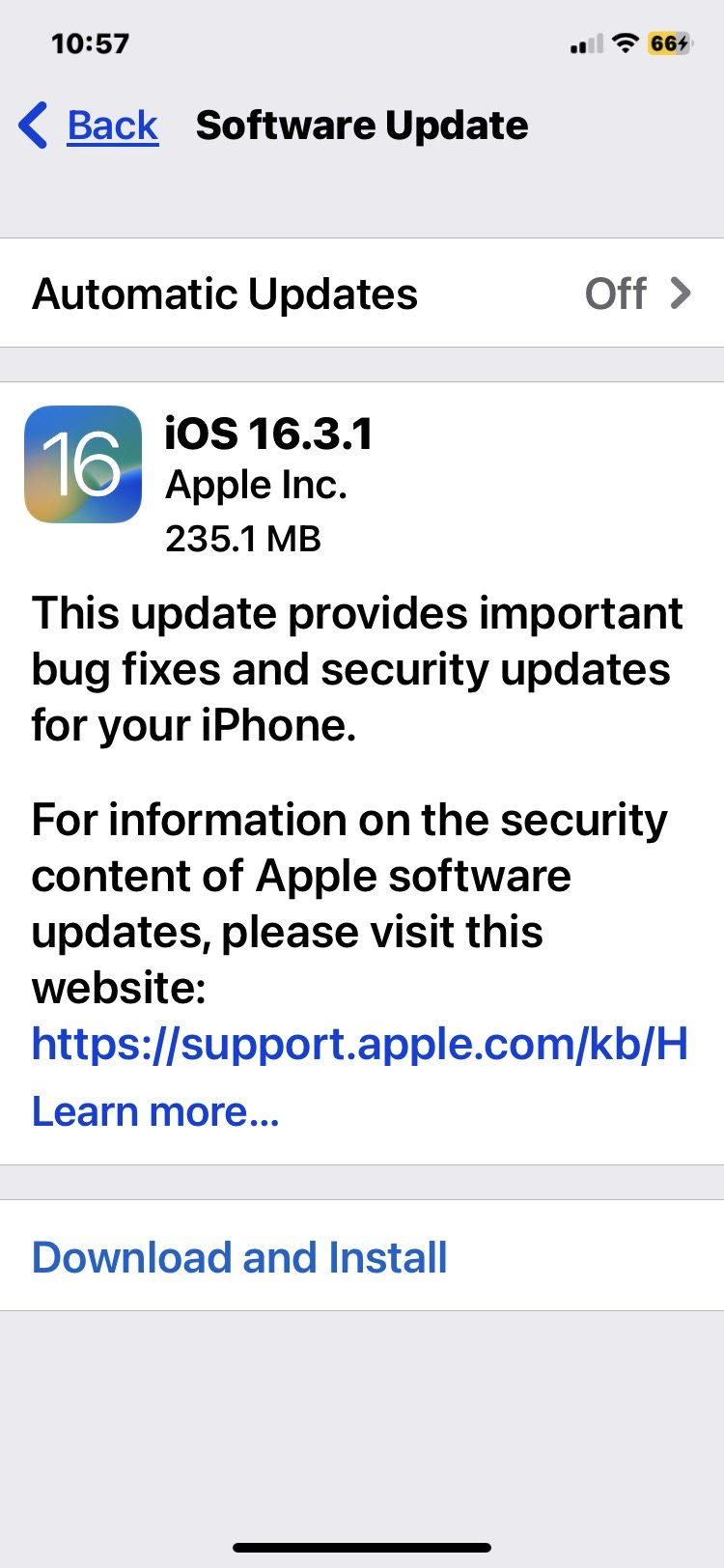 iOS 16.3.1更新下载