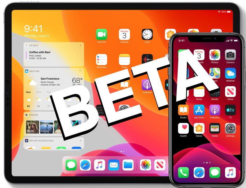 iOS 13 Beta 和 iPadOS Beta
