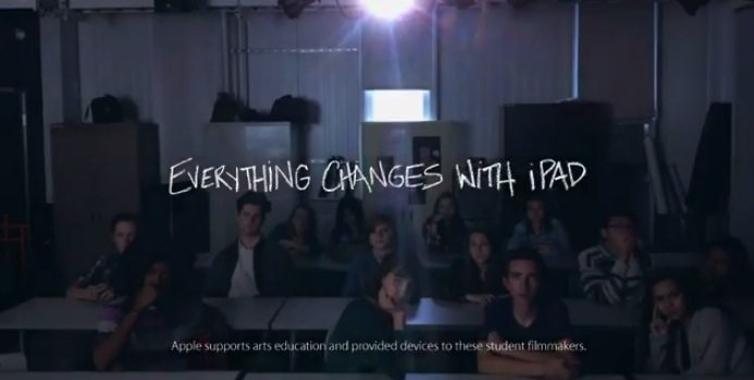 iPad 电影制作带有马丁斯科塞斯旁白的广告