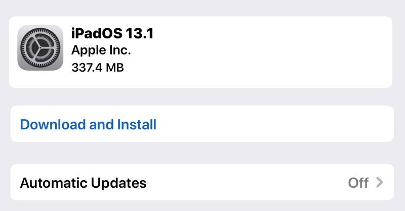 iPadOS 13.1 下载