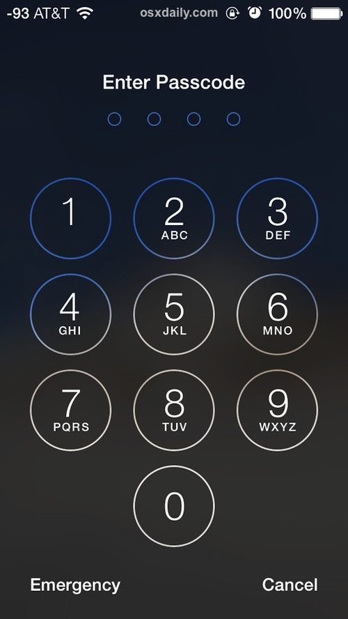 锁定 iPhone 并使其清除所有内容密码输入错误的数据