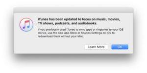 iTunes 消息删除 App Store