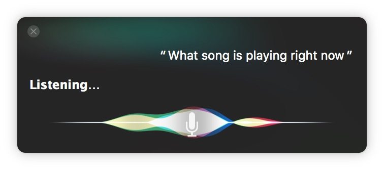 聆听识别正在播放的歌曲一台 Mac