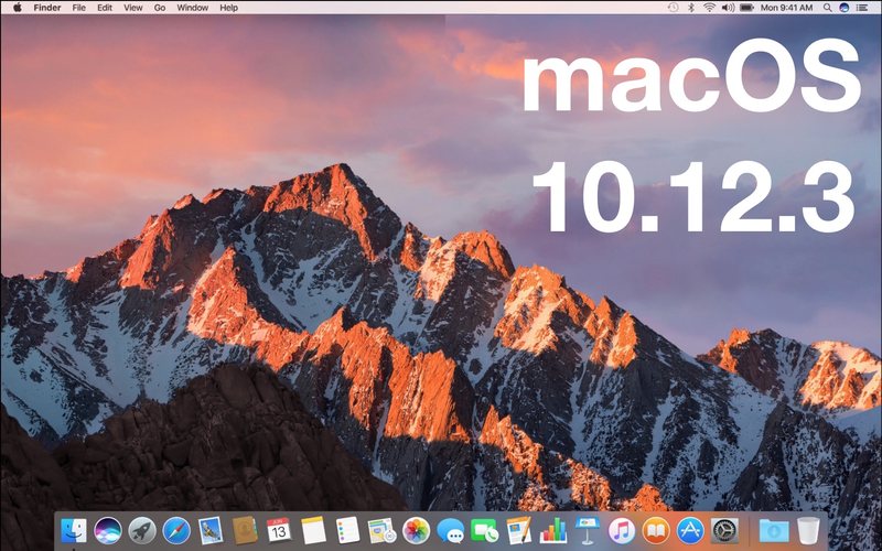 MacOS 10.12.3 更新