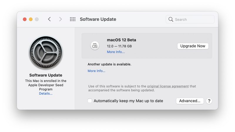 macOS 12 beta 下载