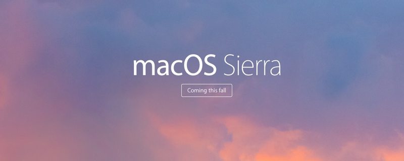 MacOS Sierra