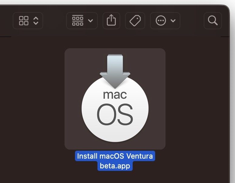 MacOS Ventura beta 安装程序
