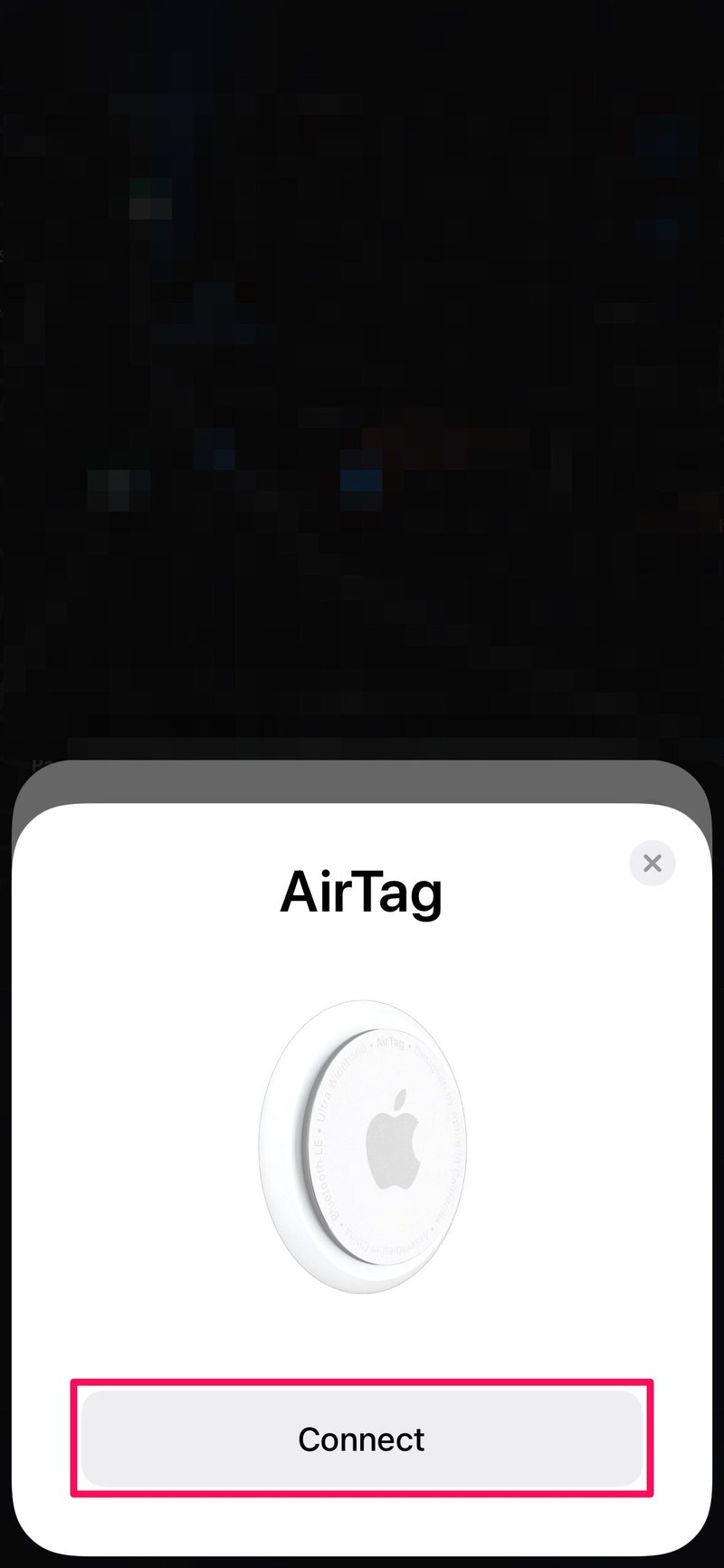如何在 iPhone 上手动添加 AirTag 以查找我的