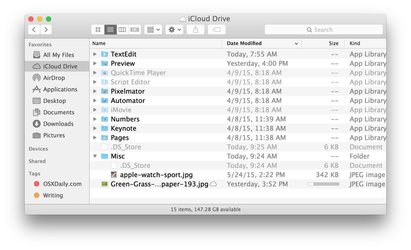 将文件从 Mac 移动到 iCloud