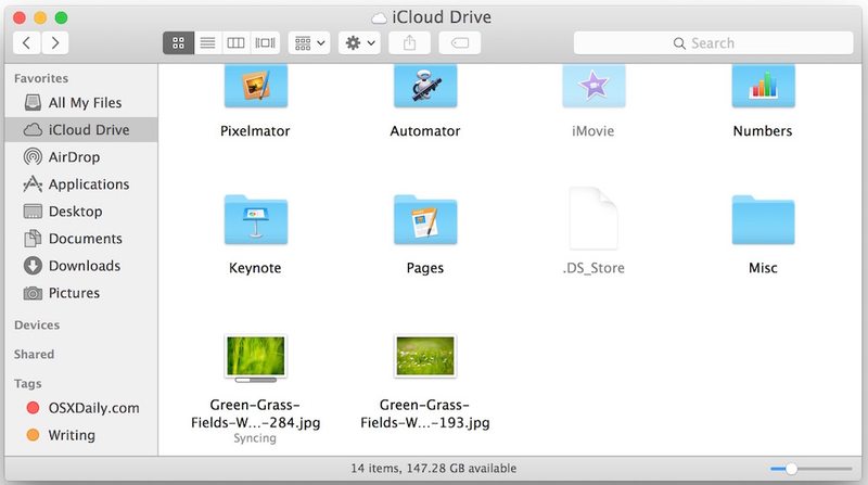 移动文件到 iCloud Drive来自 Mac