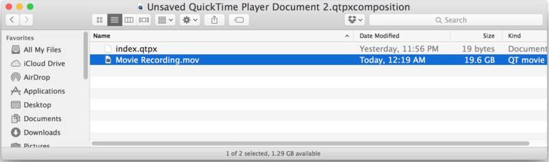 package-contains-lost-quicktime-录音