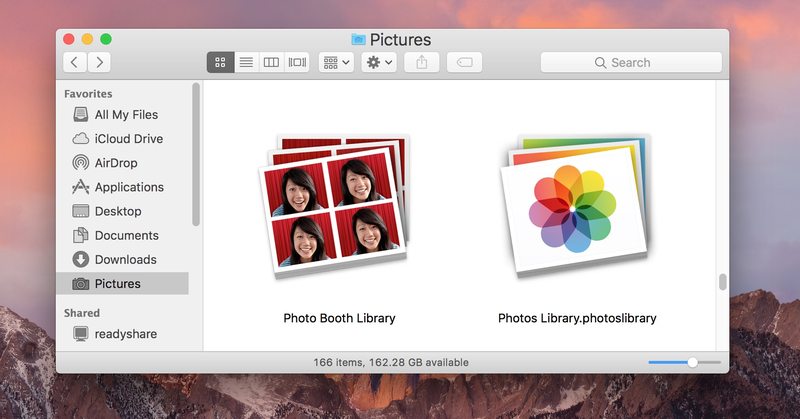Mac 上的照片文件位置