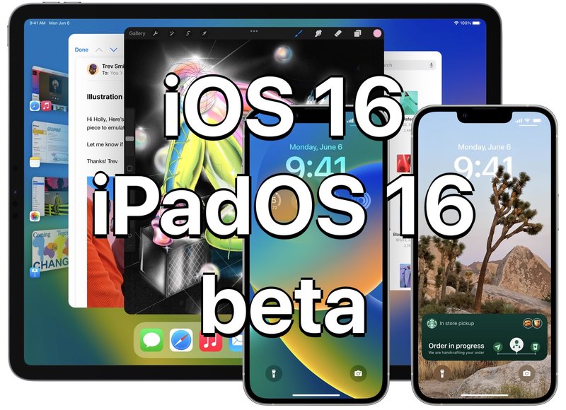 iOS 16 公测版和 iPadOS 16 公测版测试版” />  </p>
<p>Apple 发布了 iOS 16 和 iPadOS 16 的第一个公测版本。公测计划为任何用户提供了对即将推出的系统软件版本进行 Beta 测试的机会，而无需成为 Apple 开发人员。</p>
<p>iOS 16 具有经过改进的可自定义锁屏和小部件、支持具有不同焦点模式的不同锁屏、编辑已发送消息的能力、将消息标记为未读的能力、FaceTime 切换支持、使用 Mail 安排电子邮件的能力应用程序、新的 iCloud 共享照片库功能等。</p>
<p>iPadOS 16 包括 iOS 16 的功能（去除了可自定义的锁定屏幕）、新的 Stage Manager 多任务处理功能，以及 iPad 上的天气应用程序。</p>
<p>Beta 系统软件的可靠性远低于稳定版本的系统软件，因此不建议在主设备上安装 iOS 16 公测版或 iPadOS 16 公测版。如果您有第二台 iPad 或较旧的 iPhone，它们更适合用来测试操作系统。</p>
<p>任何有兴趣在 iPhone 或 iPad 上获取 iOS 16 公测版或 iPadOS 16 公测版的人现在都可以通过 <a href=