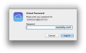 Mac 随机 iCloud 密码请求