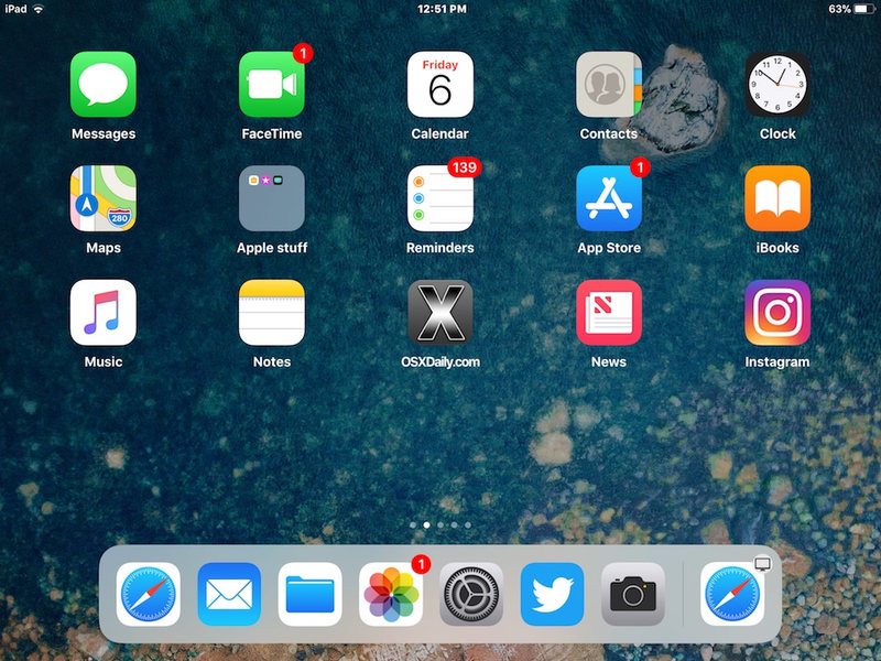 iPad Dock 中禁用的最近应用程序