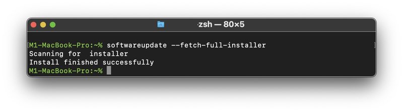 从 Big 重新下载 macOS Big Sur苏尔”/>   </p>
<li>打开 Mac 上的 /Applications 文件夹，找到 macOS Big Sur 安装程序</li>
</ol>
<p>完整的安装程序出现在“应用程序”文件夹中，就像您更新旧版 macOS 时一样。</p>
<p>安装应用程序后，您可以使用它来创建<a href=