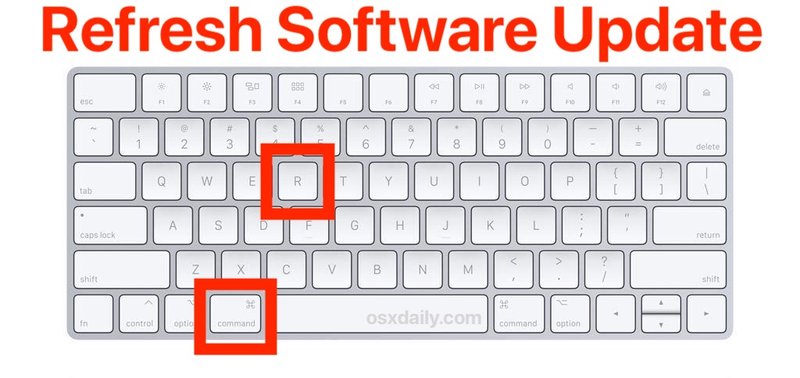 Mac 上刷新软件更新的键盘快捷键
