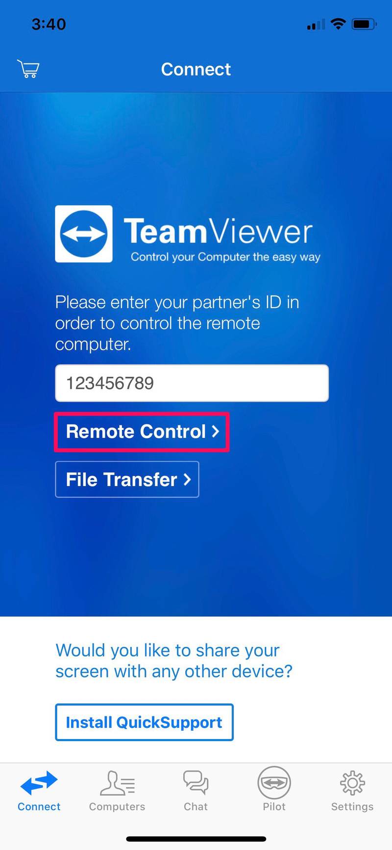 如何在 iPhone 上使用 TeamViewer 远程控制 Windows PC