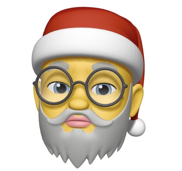在 iPhone 上制作圣诞老人拟我表情或戴上圣诞老人帽子任何拟我表情