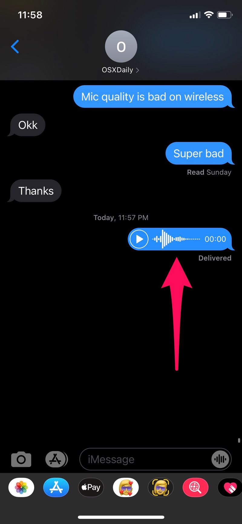 如何从 iPhone 使用 Siri 发送音频消息