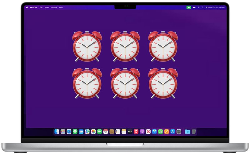 如何在 Mac 上设置闹钟