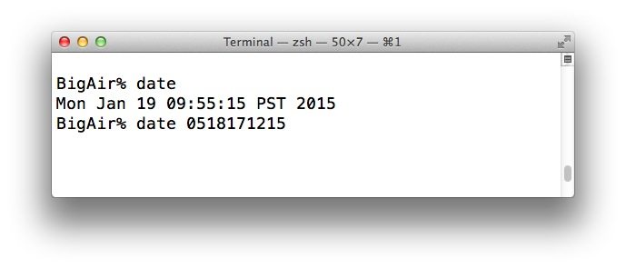在操作系统中手动设置日期和时间X 以规避 Mac OS X 安装期间的错误消息
