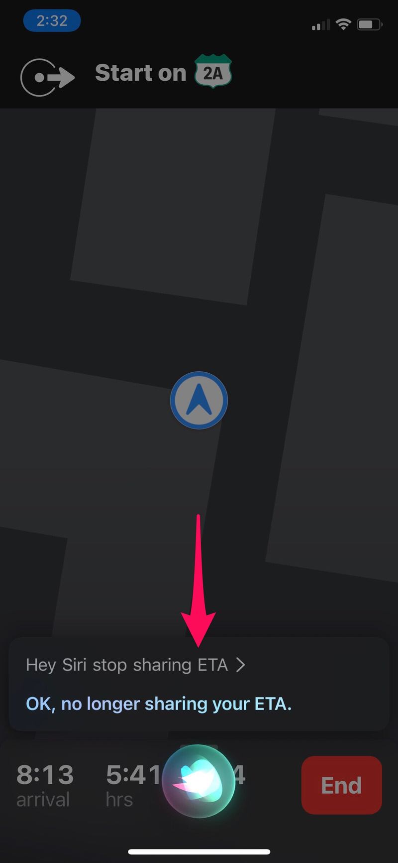 如何获取Siri 将在使用 Apple 地图导航时共享预计到达时间