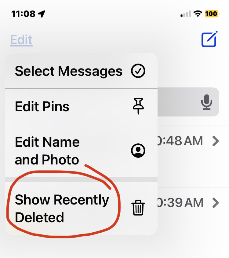 如何在 iPhone 或 iPad 上恢复已删除的消息最近删除的恢复功能